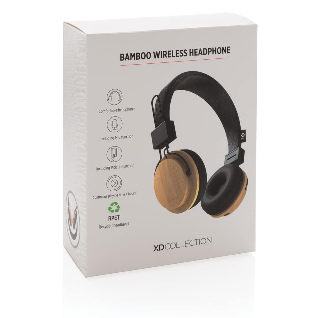 Miniature 12 pour Casque audio sans fil en bambou