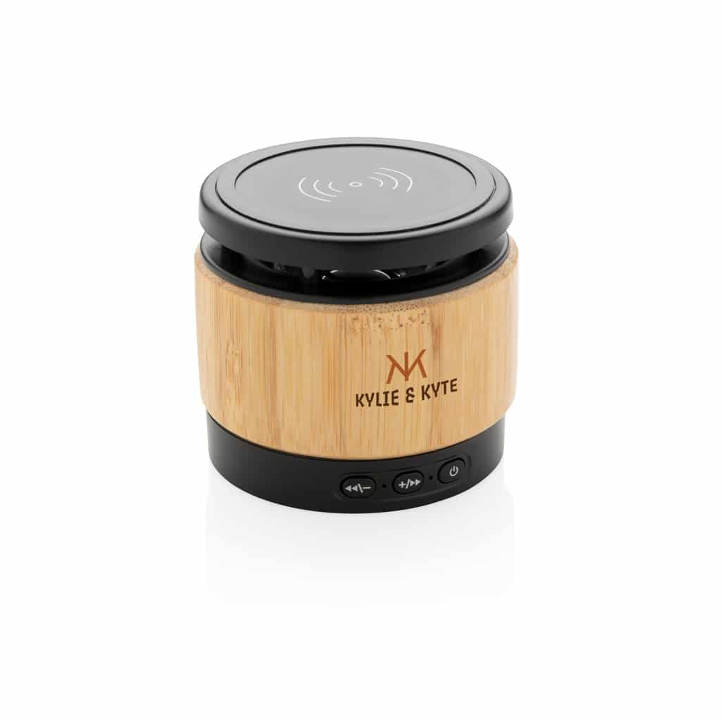 Miniature 7 pour Enceinte 3W avec chargeur à induction en bambou