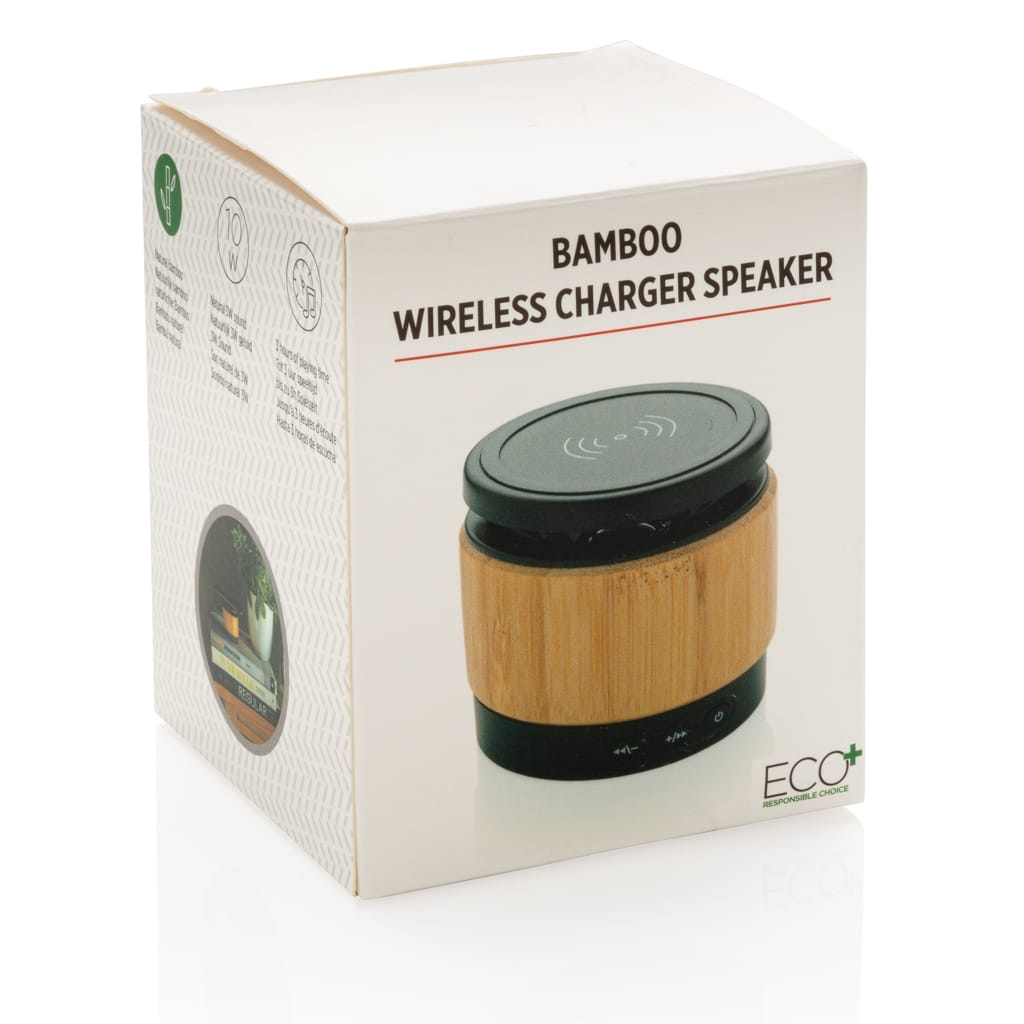 Miniature 11 pour Enceinte 3W avec chargeur à induction en bambou