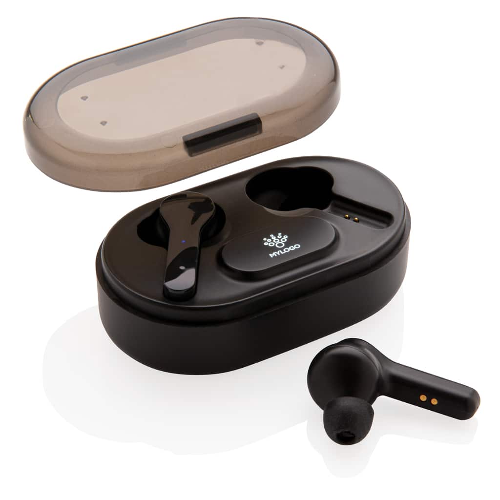Miniature 9 pour Ecouteurs TWS lumineux dans son boitier de charge