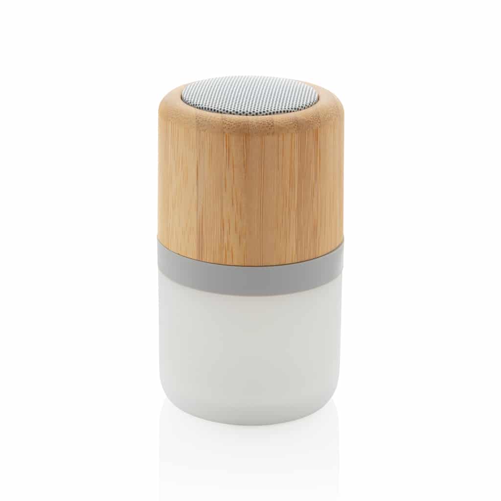 Miniature 2 pour Enceinte 3W en bambou avec lumière d'ambiance