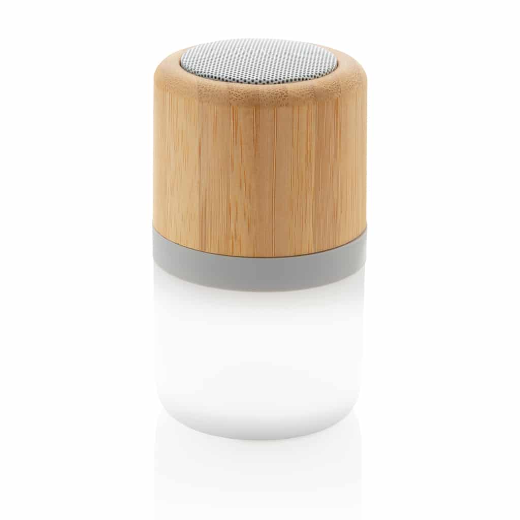 Miniature 4 pour Enceinte 3W en bambou avec lumière d'ambiance