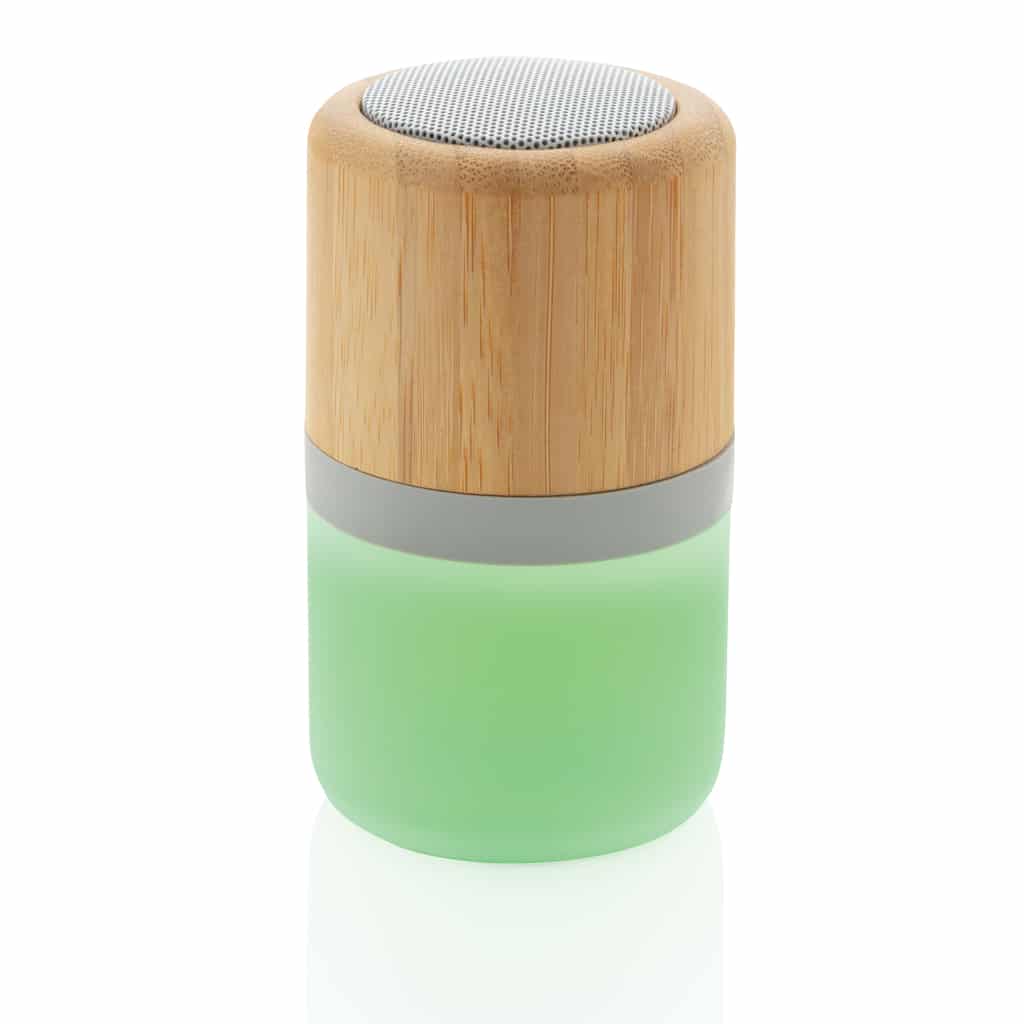 Miniature 5 pour Enceinte 3W en bambou avec lumière d'ambiance
