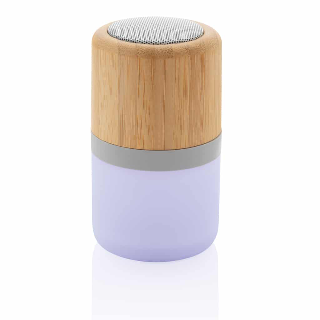 Miniature 6 pour Enceinte 3W en bambou avec lumière d'ambiance