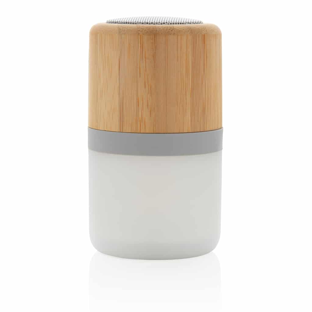 Miniature 8 pour Enceinte 3W en bambou avec lumière d'ambiance