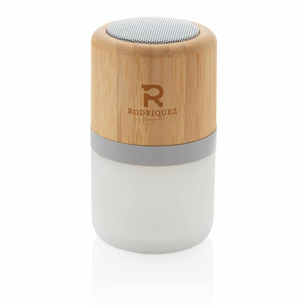 Miniature 9 pour Enceinte 3W en bambou avec lumière d'ambiance