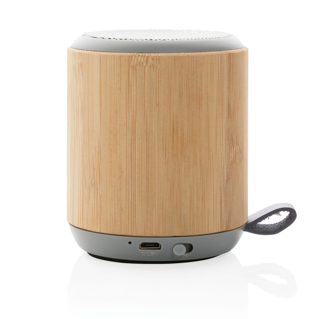 Miniature 5 pour Enceinte sans fil 3W en bambou et tissu