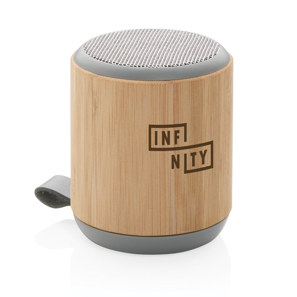 Miniature 6 pour Enceinte sans fil 3W en bambou et tissu