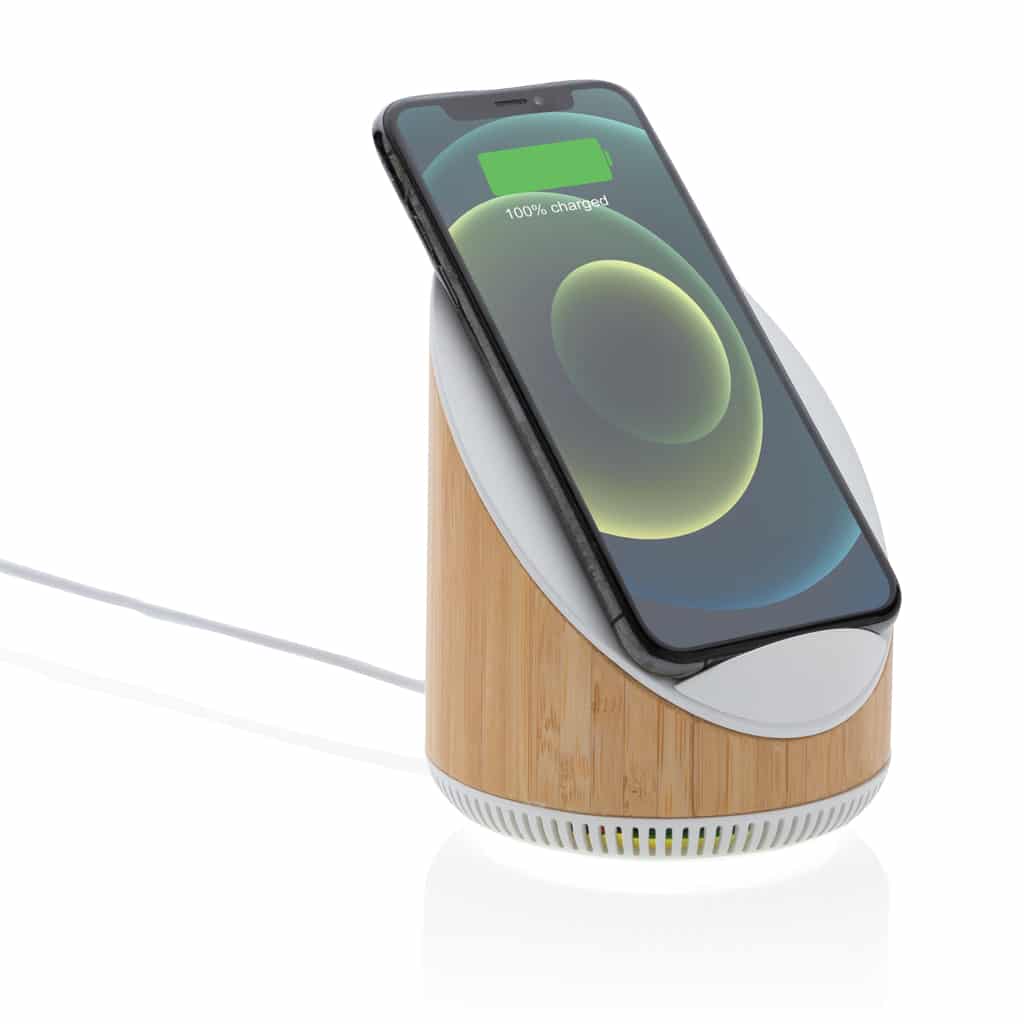 Miniature 3 pour Enceinte 5W en bamboo avec chargeur sans fil 15W Ovate