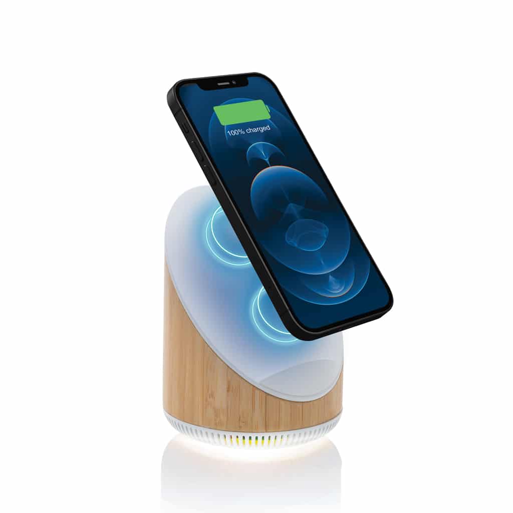 Miniature 6 pour Enceinte 5W en bamboo avec chargeur sans fil 15W Ovate