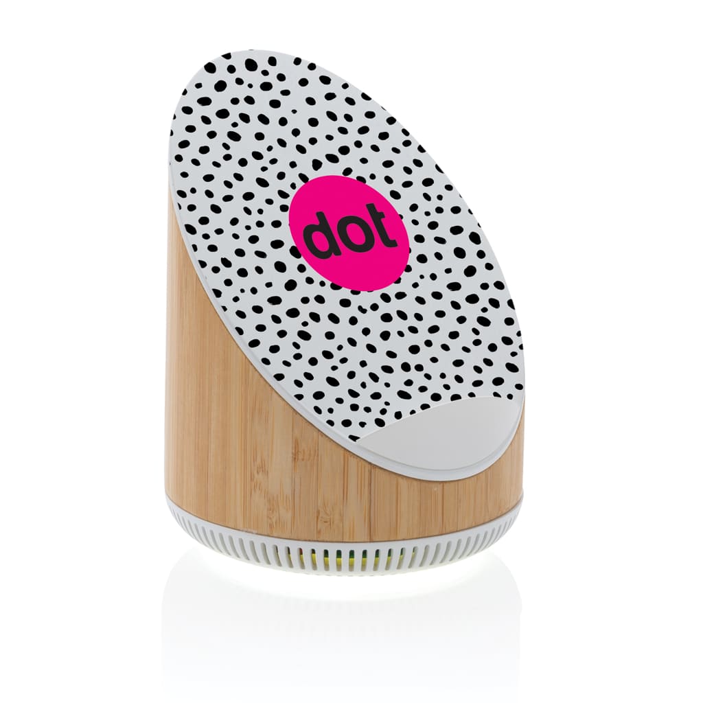 Miniature 10 pour Enceinte 5W en bamboo avec chargeur sans fil 15W Ovate