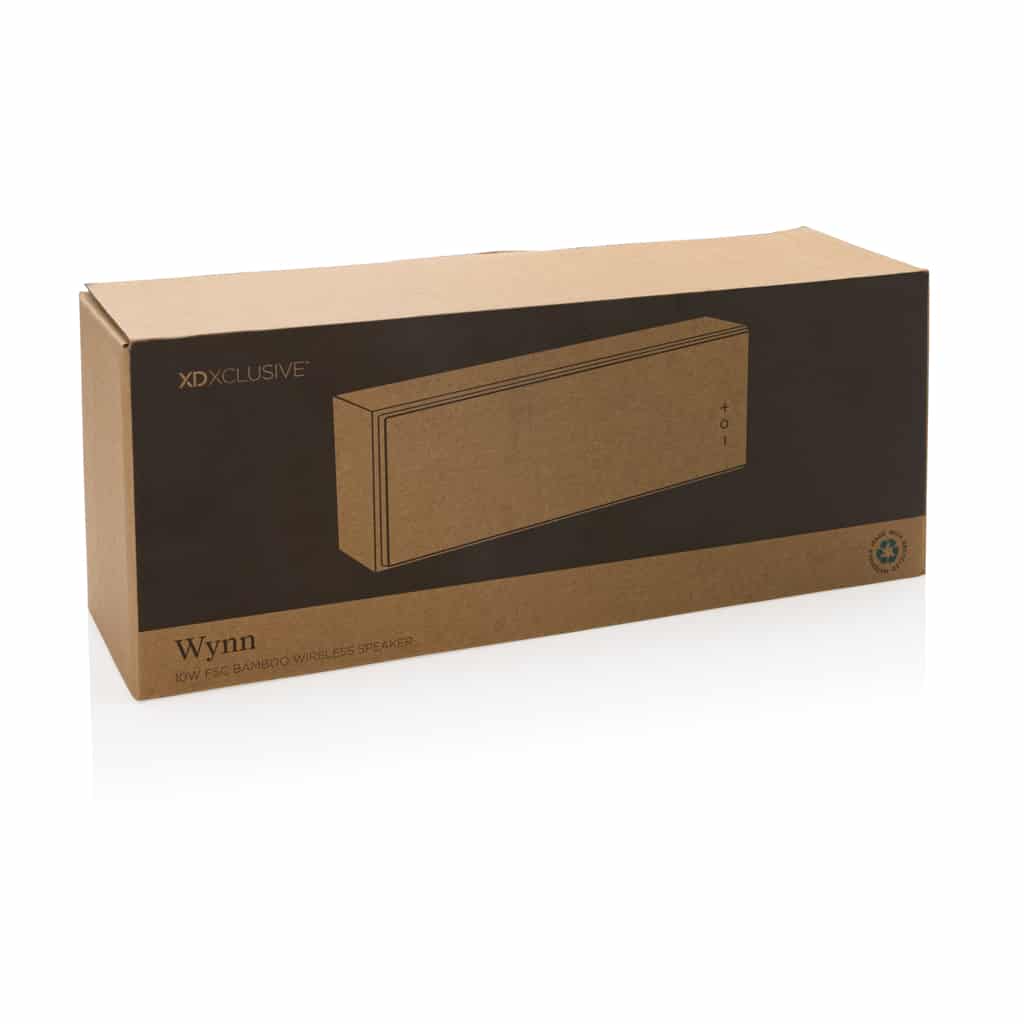Miniature 12 pour Haut-parleur sans fil 10W en bambou FSC® Wynn
