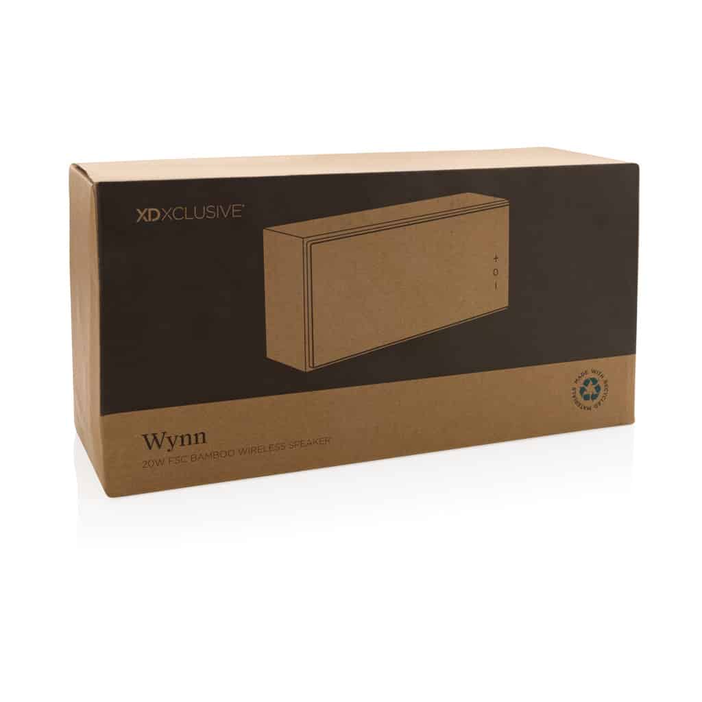 Miniature 16 pour Haut-parleur sans fil 20W en bambou FSC® Wynn