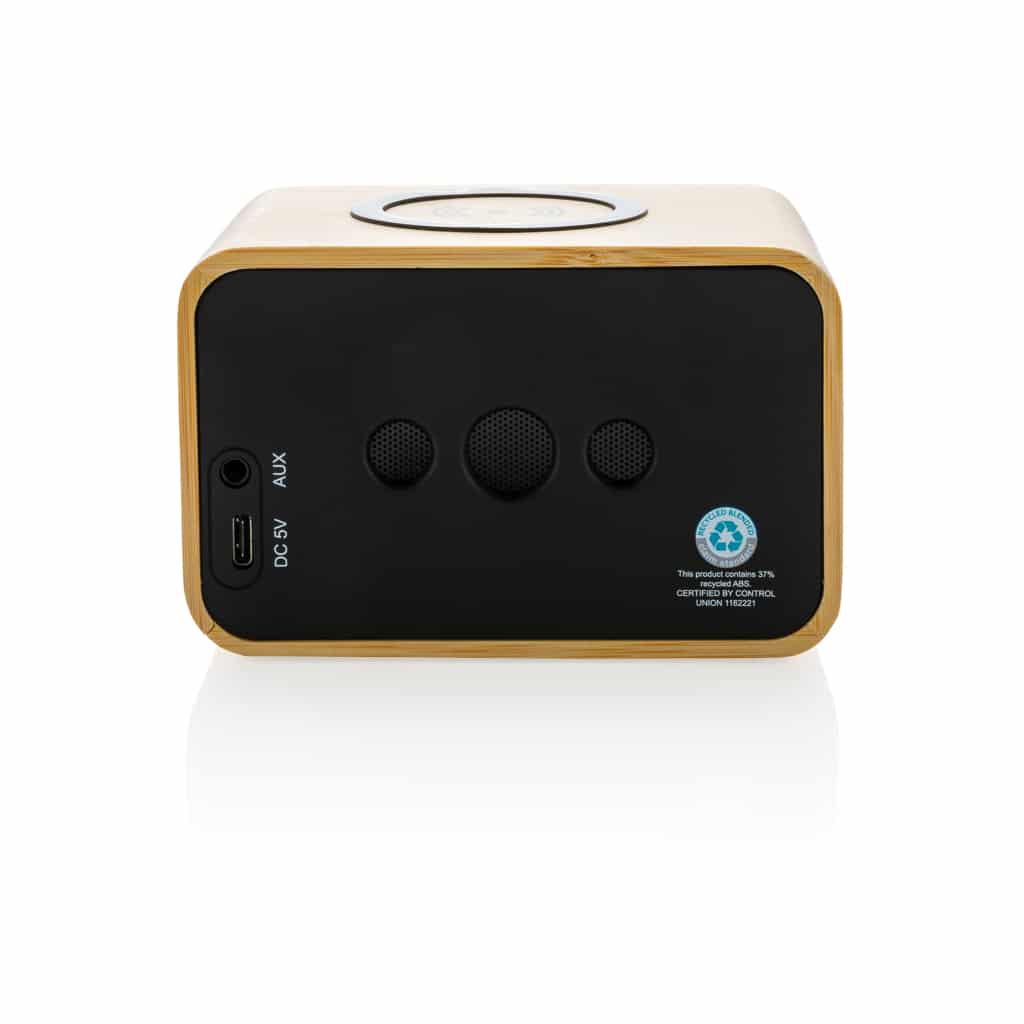Miniature 8 pour Enceinte 5W en plastique recyclé RCS et bambou FSC®