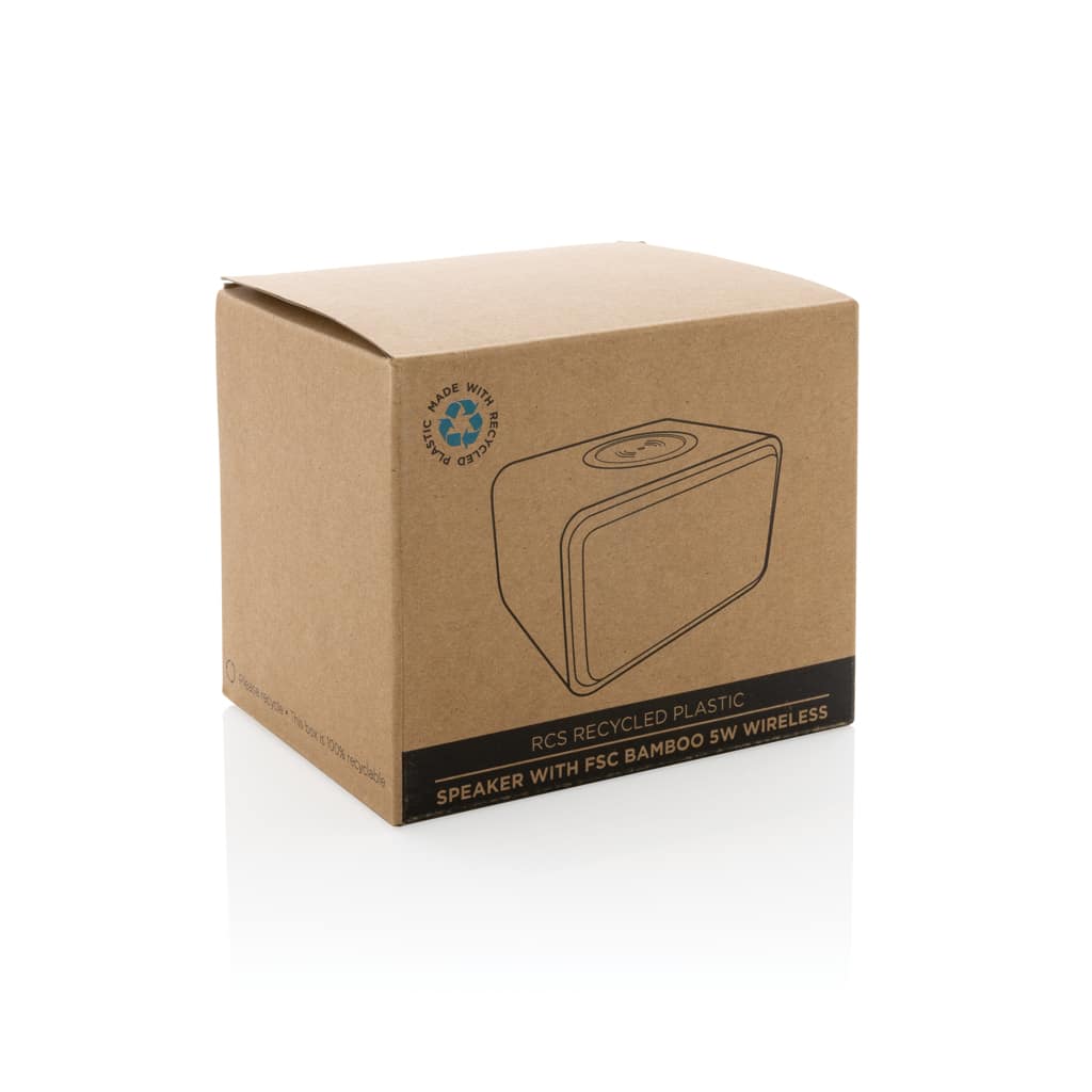 Miniature 19 pour Enceinte 5W en plastique recyclé RCS et bambou FSC®