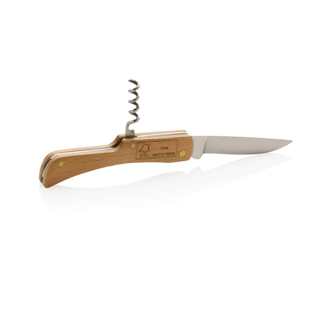 Miniature 2 pour Couteau en bois avec décapsuleur FSC®