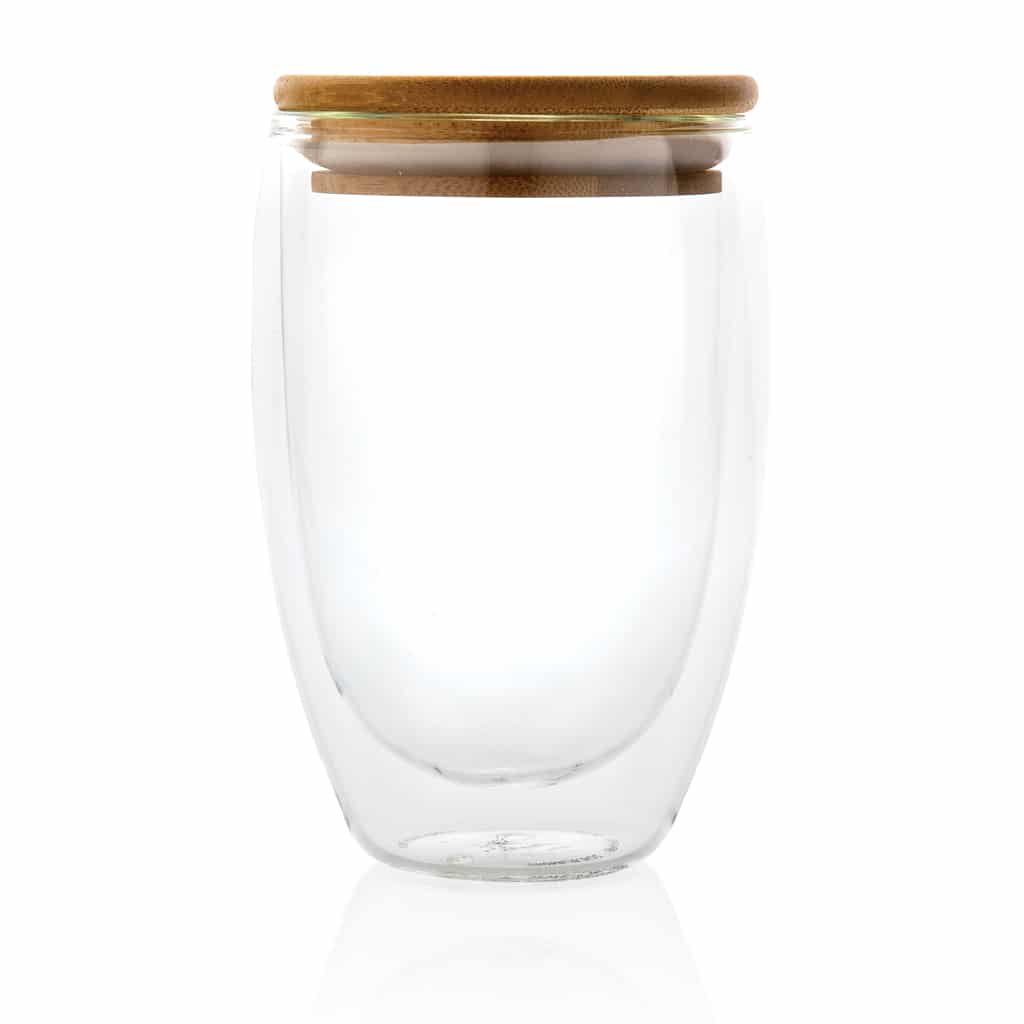 Miniature 3 pour Verre double paroi 350ml avec couvercle en bambou