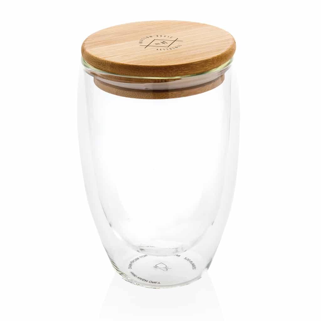 Miniature 7 pour Verre double paroi 350ml avec couvercle en bambou