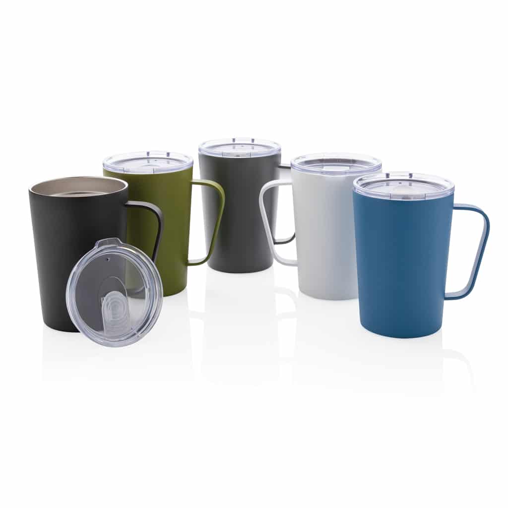 Miniature 10 pour Tasse moderne en acier inoxydable recyclé RCS avec couvercle