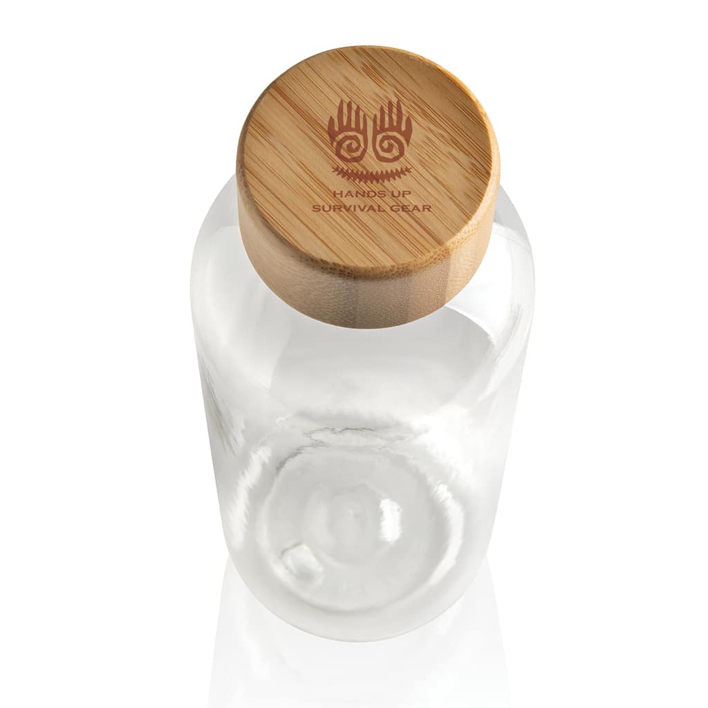 Miniature 7 pour Bouteille 600ml en rPET GRS avec couvercle en bambou FSC®