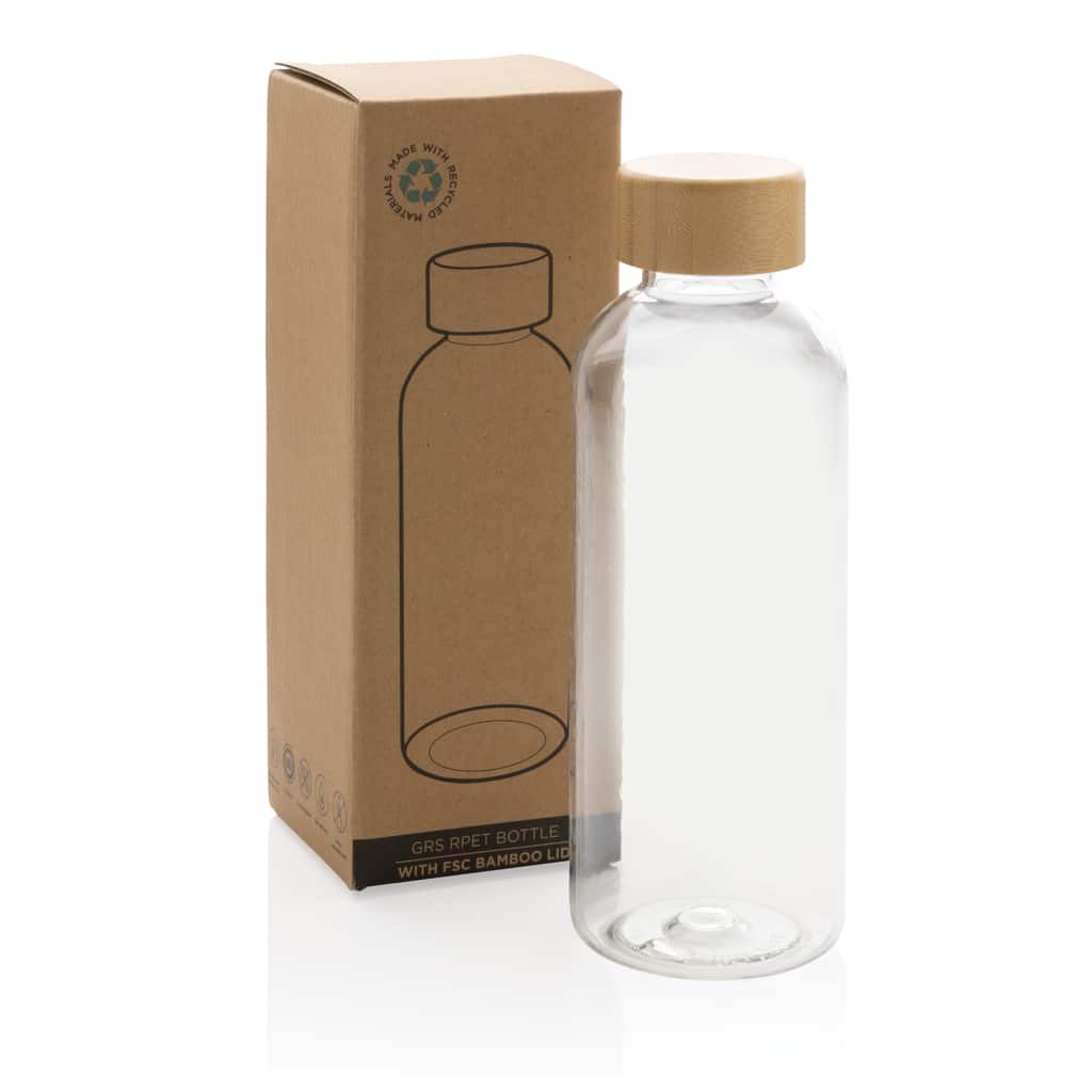 Miniature 12 pour Bouteille 600ml en rPET GRS avec couvercle en bambou FSC®