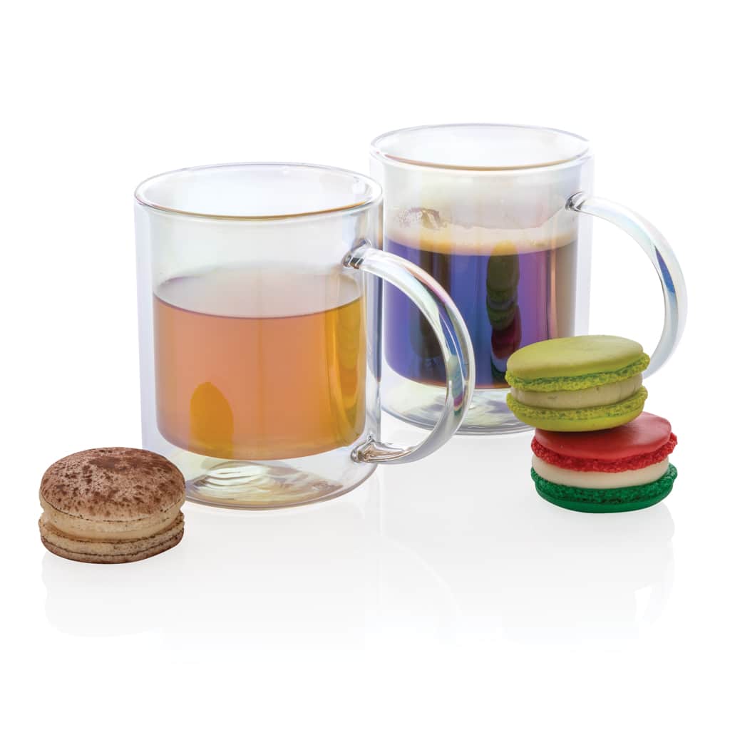 Miniature 3 pour Mug double paroi en verre électroplaqué