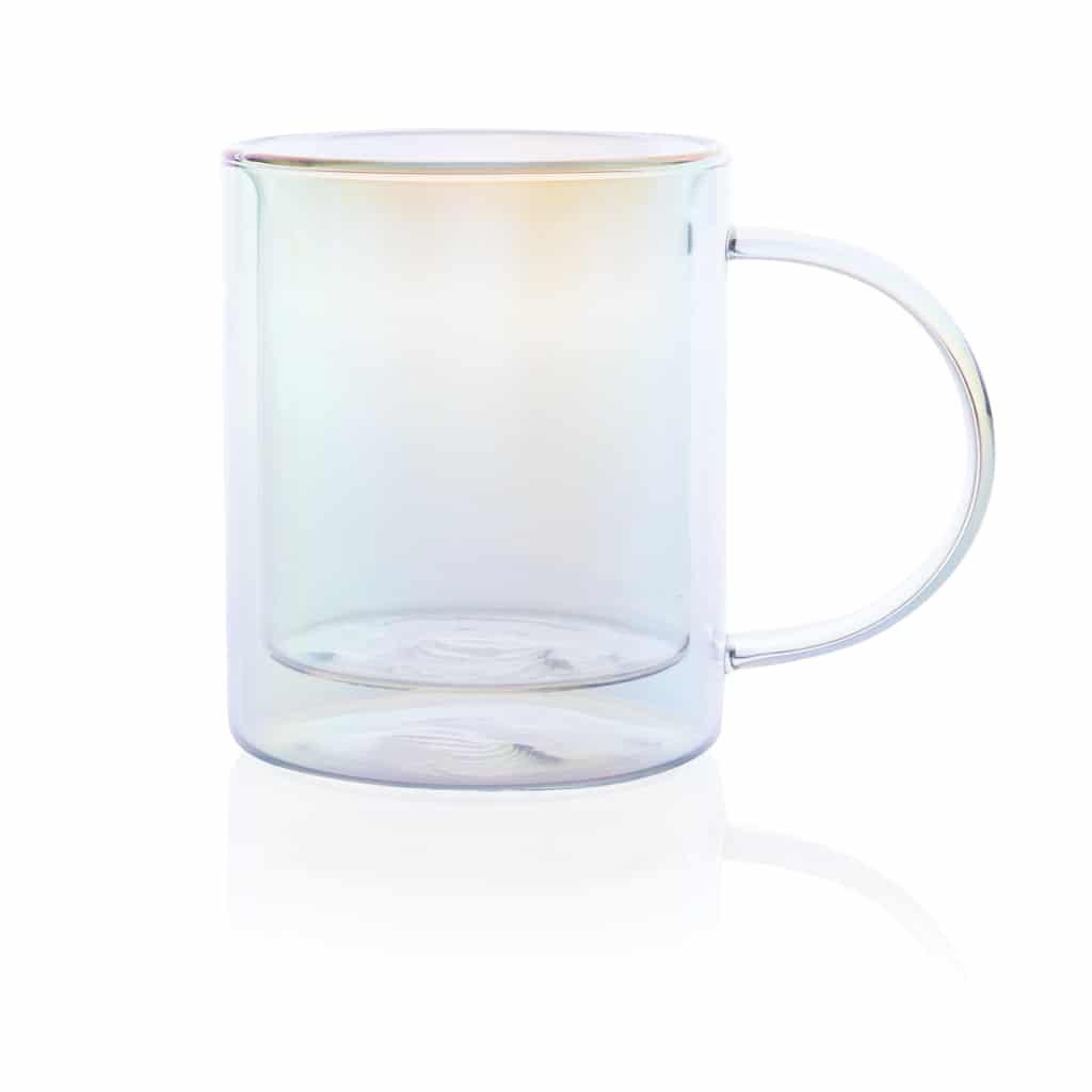 Miniature 4 pour Mug double paroi en verre électroplaqué