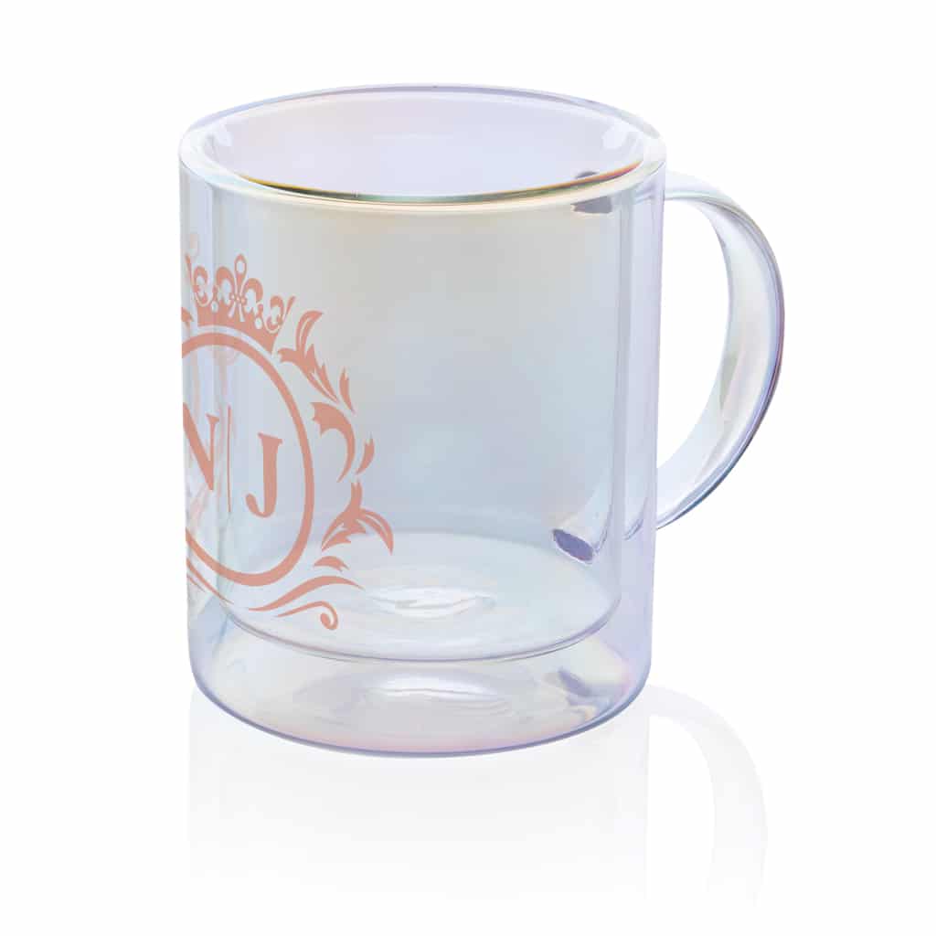 Miniature 8 pour Mug double paroi en verre électroplaqué