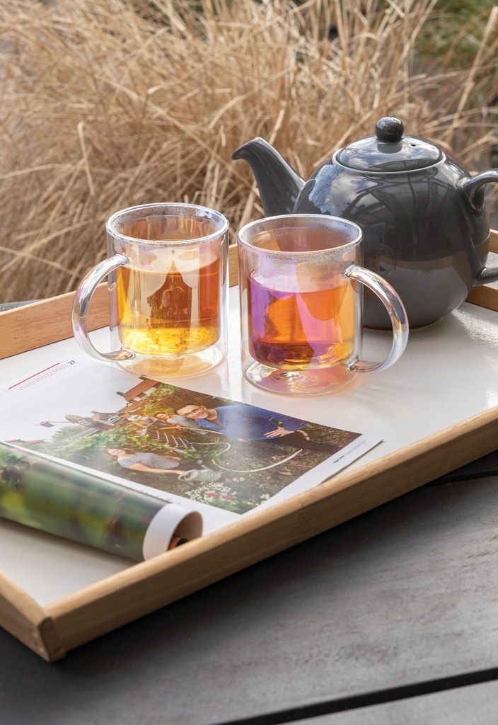 Miniature 10 pour Mug double paroi en verre électroplaqué