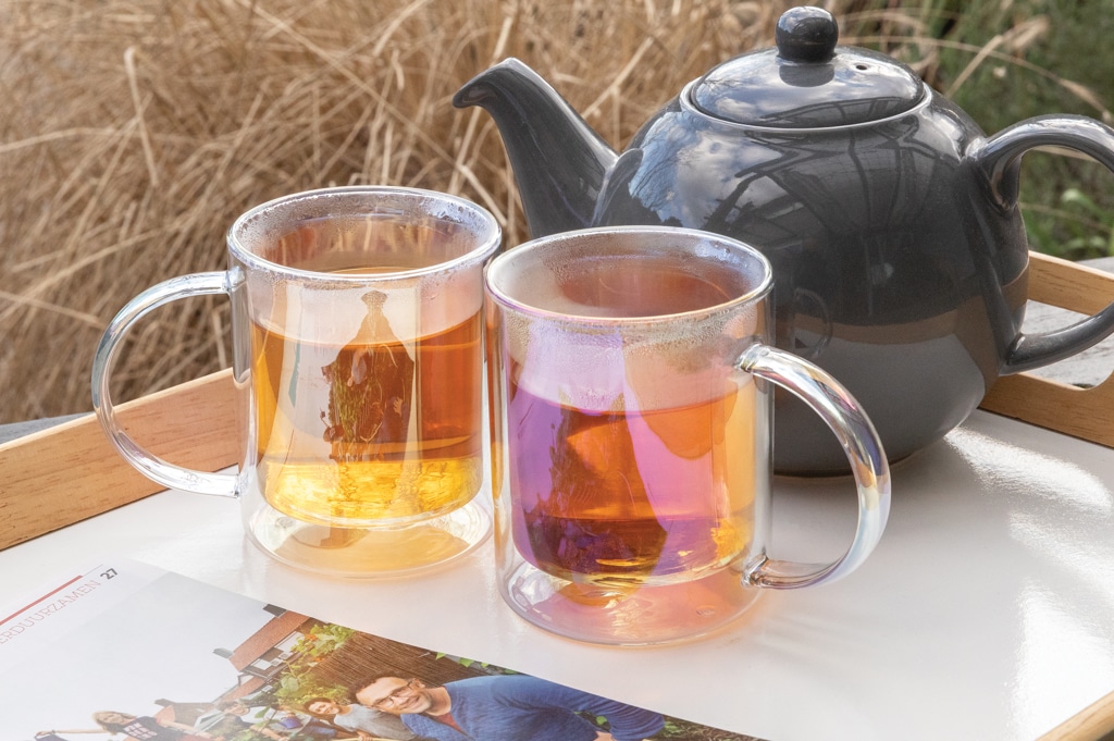 Miniature 11 pour Mug double paroi en verre électroplaqué