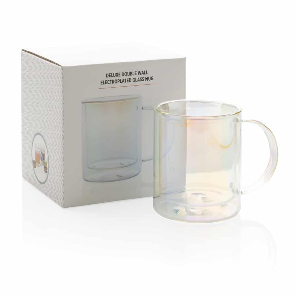 Miniature 12 pour Mug double paroi en verre électroplaqué