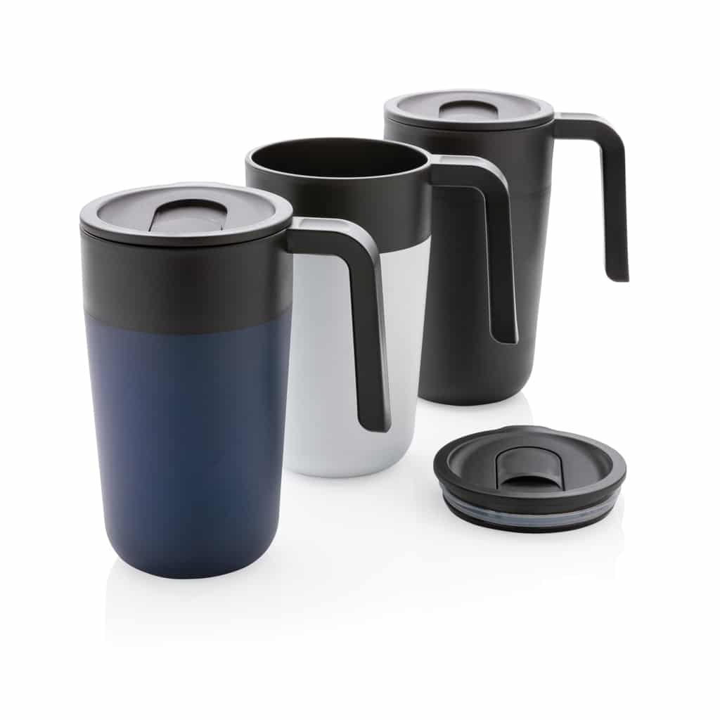 Miniature 10 pour Tasse en acier inoxydable et PP recyclé GRS avec poignée