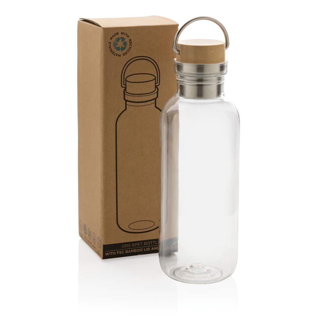 Miniature 10 pour Bouteille 680ml en rPET GRS, couvercle en bambou FSC®