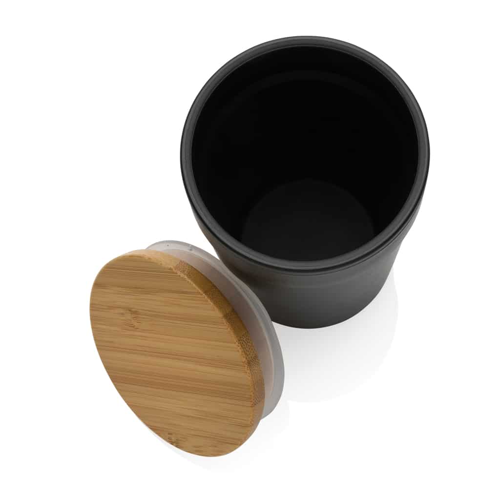 Miniature 4 pour Mug 300ml en PP recyclé GRS avec couvercle en bambou FSC®