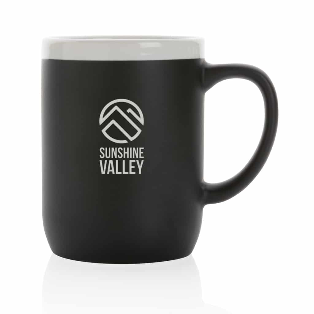 Miniature 6 pour Mug en céramique avec bord blanc