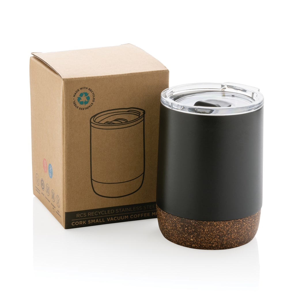 Miniature 12 pour Petite tasse à café en liège et acier recyclé RCS