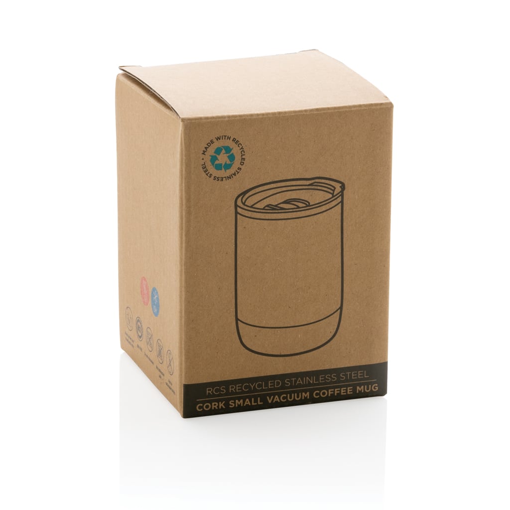 Miniature 13 pour Petite tasse à café en liège et acier recyclé RCS