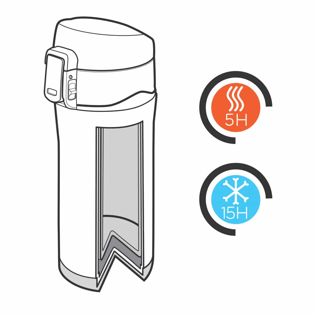 Miniature 8 pour Mug 300ml à fermeture facile en acier inoxydable recyclé RCS