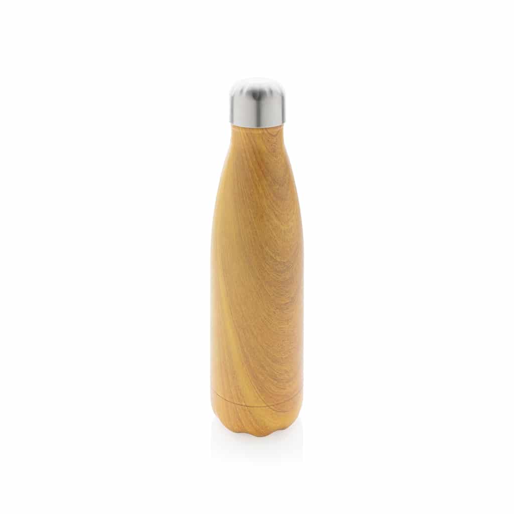 Miniature 2 pour Bouteille isotherme en acier avec effet bois