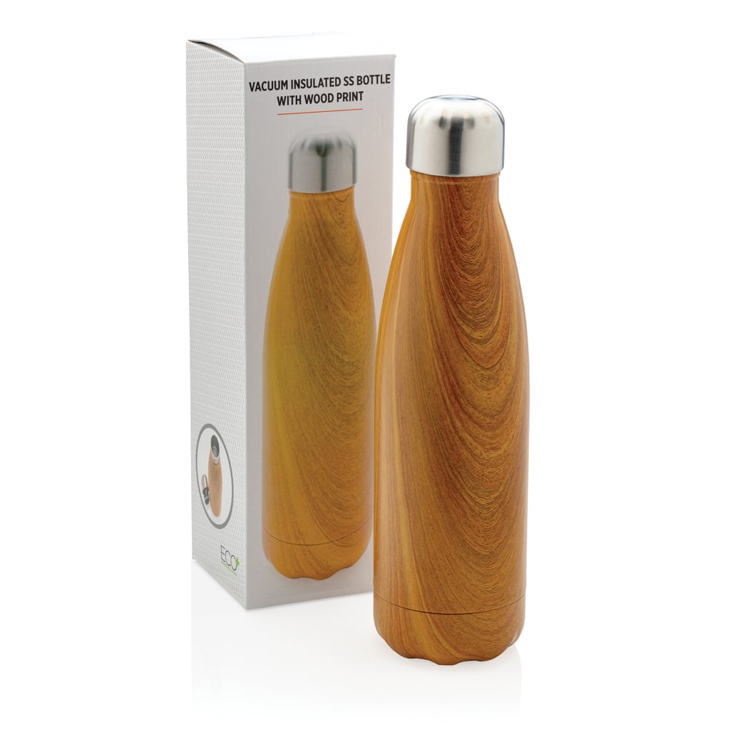 Miniature 9 pour Bouteille isotherme en acier avec effet bois