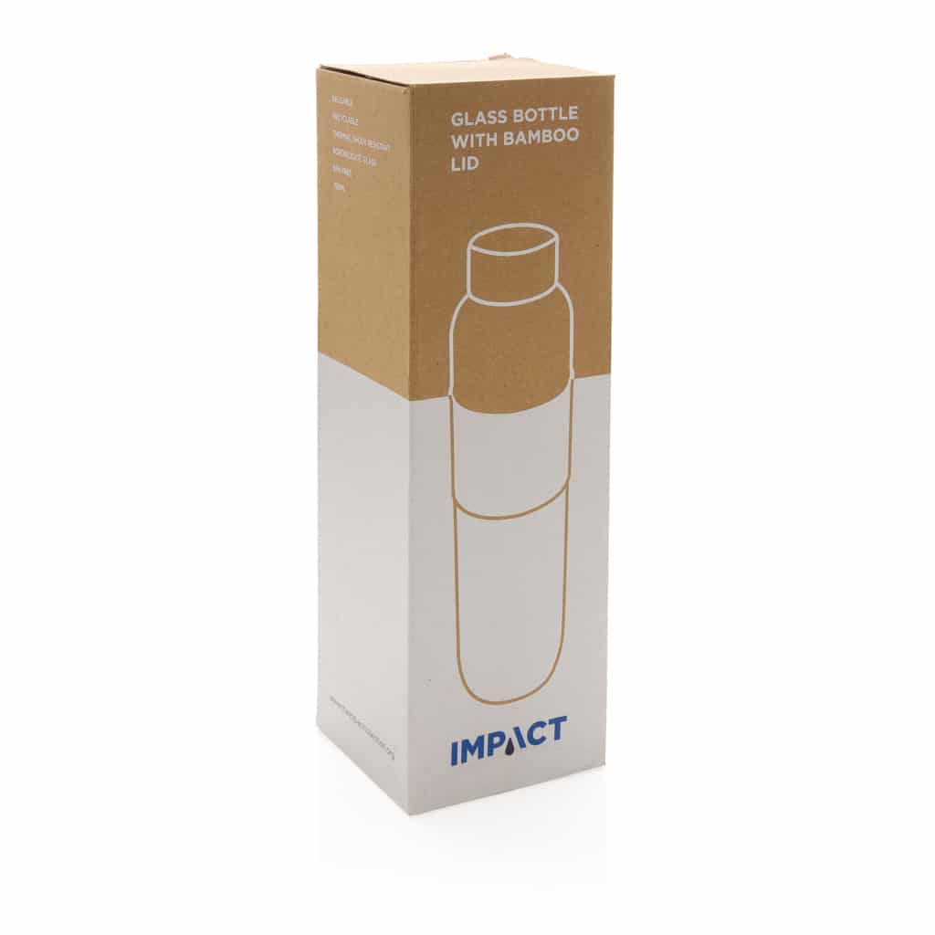Miniature 17 pour Bouteille en verre avec couvercle en bambou Impact