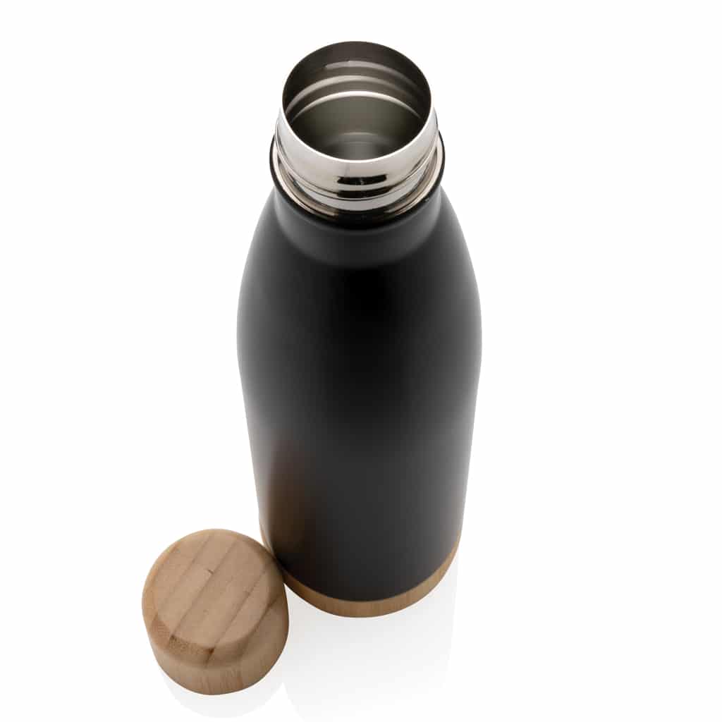 Miniature 5 pour Bouteille isotherme en acier avec finition bambou