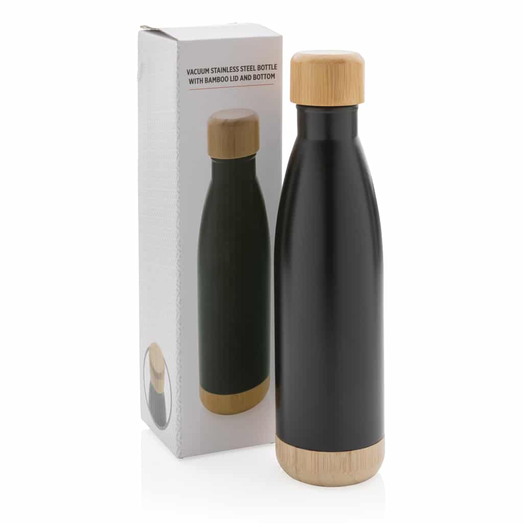 Miniature 10 pour Bouteille isotherme en acier avec finition bambou