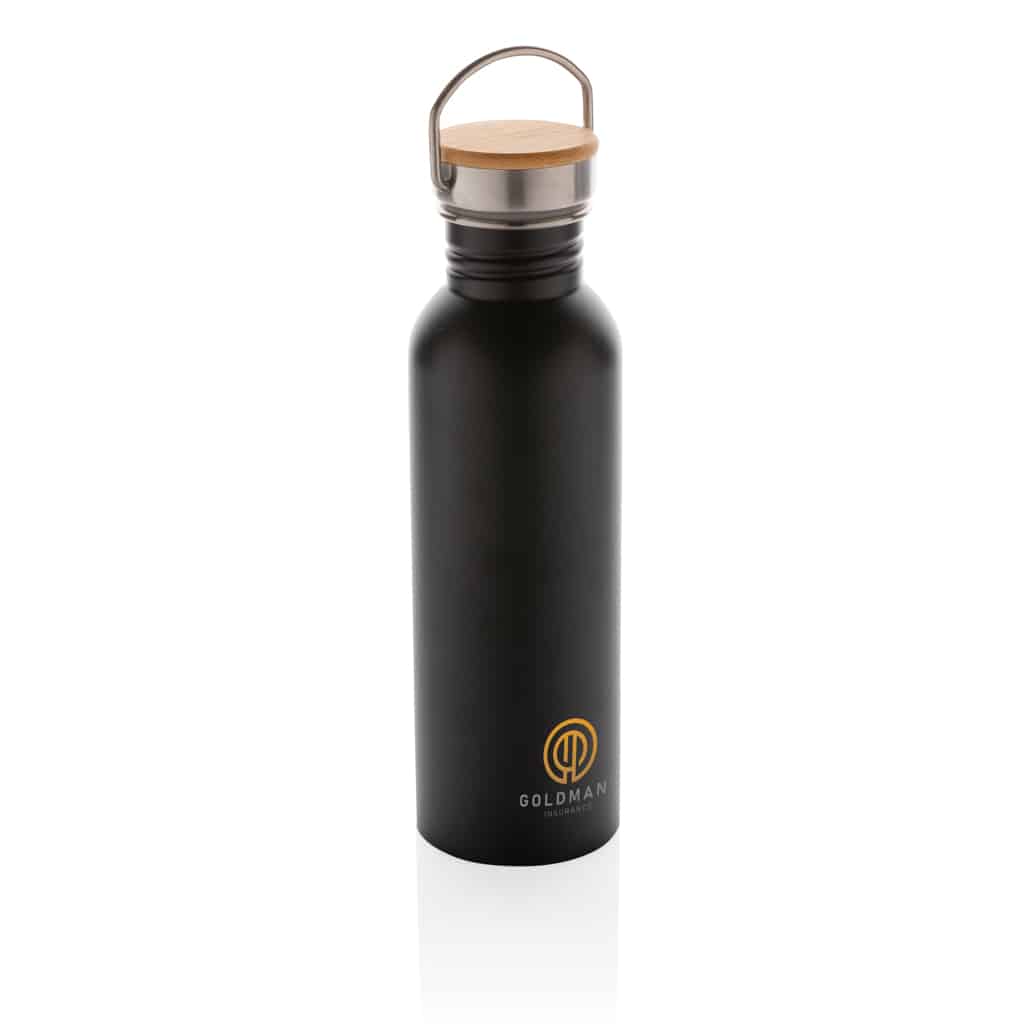 Miniature 7 pour Bouteille en acier inoxydable avec couvercle en bambou