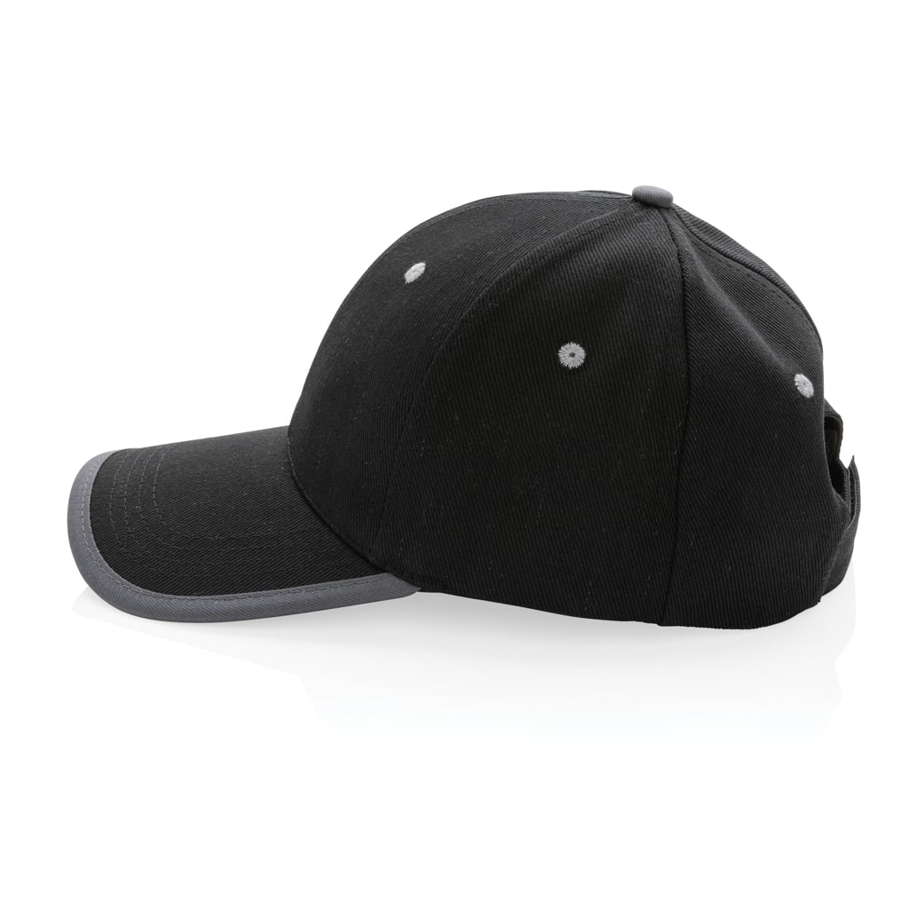 Miniature 5 pour Casquette contraste 6 panneaux coton recyclé Impact AWARE™