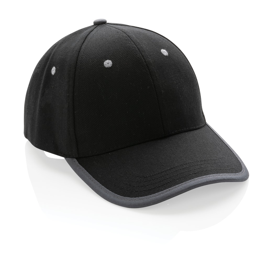 Miniature 8 pour Casquette contraste 6 panneaux coton recyclé Impact AWARE™