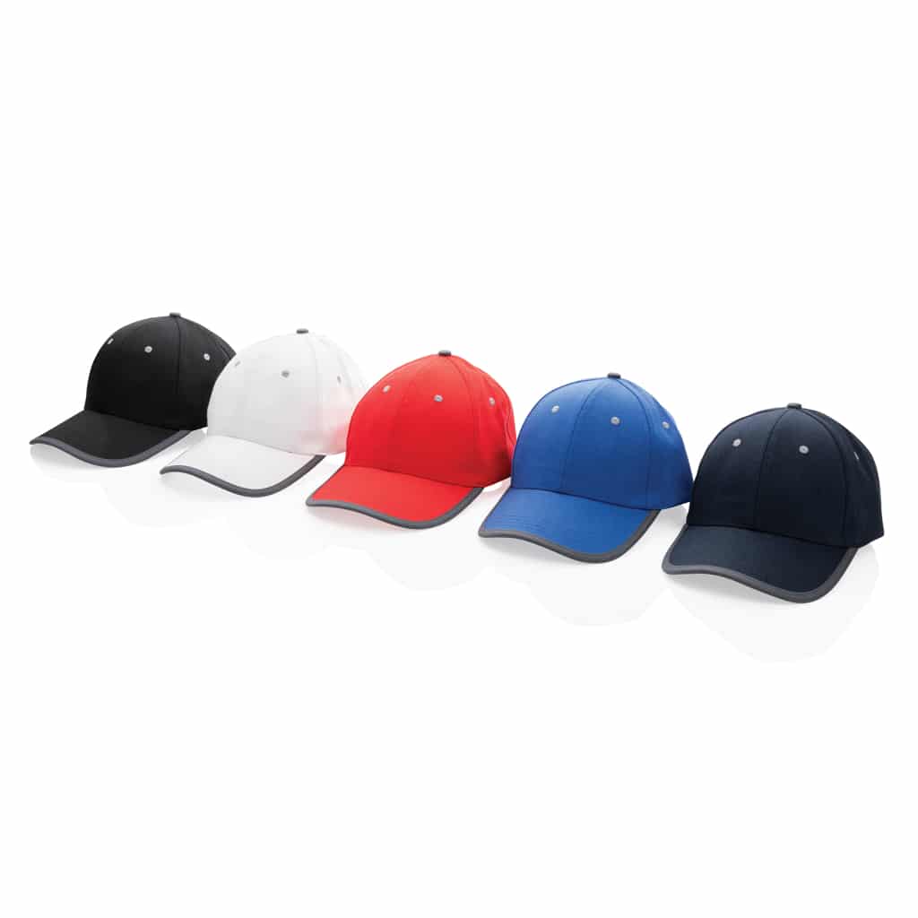 Miniature 10 pour Casquette contraste 6 panneaux coton recyclé Impact AWARE™