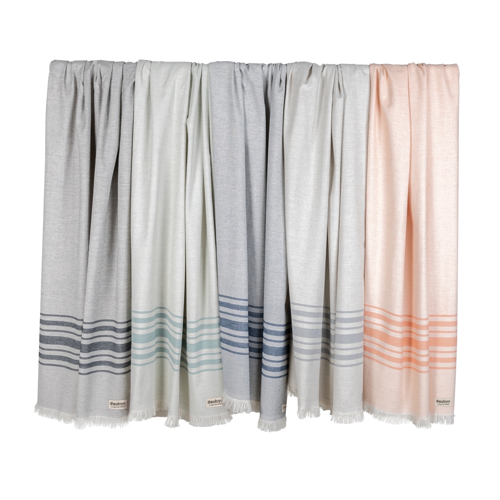 Miniature 6 pour Serviette Hammam Ukiyo Yumiko AWARE™ Made in Europe