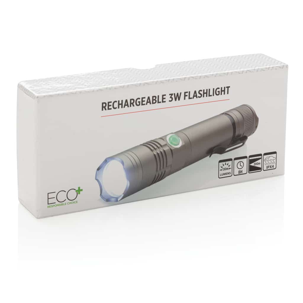 Miniature 8 pour Lampe torche 3W rechargeable