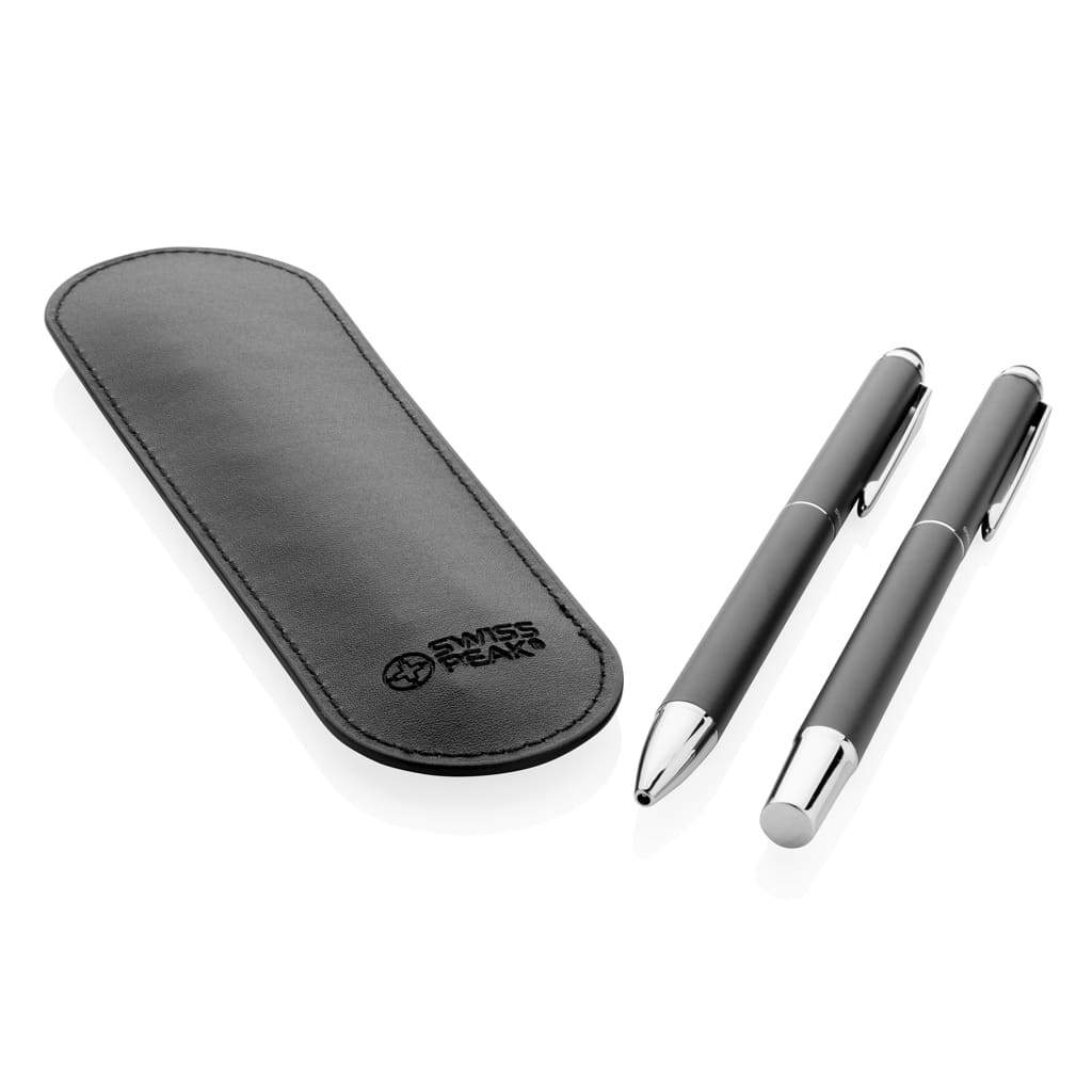 Miniature 7 pour Parure de stylos Swiss Peak deluxe dans une pochette en PU